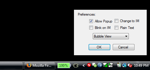 Preferences Screen